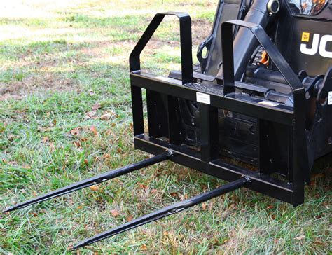 skid steer mounted hay spear|hay grapple for skid steer.